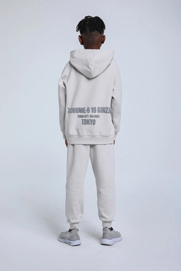 4-14 Years Old Gınza Tokyo Luxery Boy's Suit-Stone