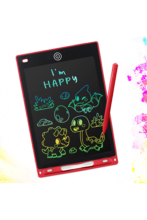 Red 8.5 Inch LCD Drawing Tablet Electronic Writing Board Handwriting Pads Portable Electronic Tablet