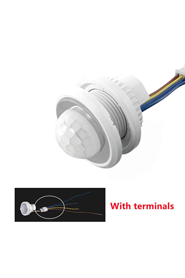 AC 85-265V AC85-265V Double Adjustable Delay PIR Sensor Detector Smart Switch LED PIR Infrared Motio