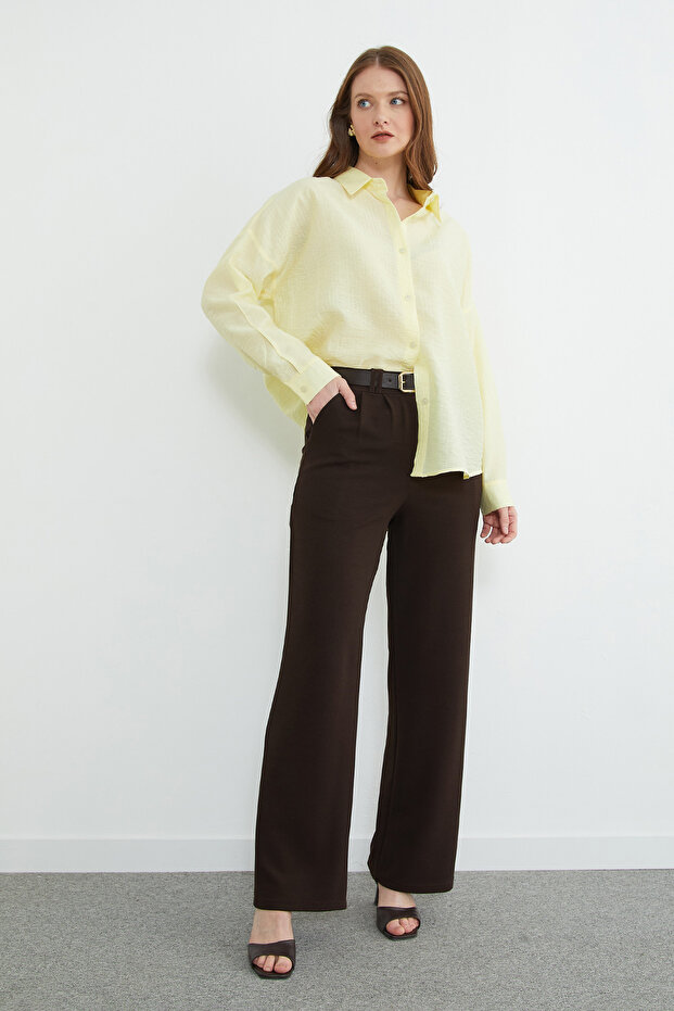 Basic Buttoned Crinkle Shirt - 3