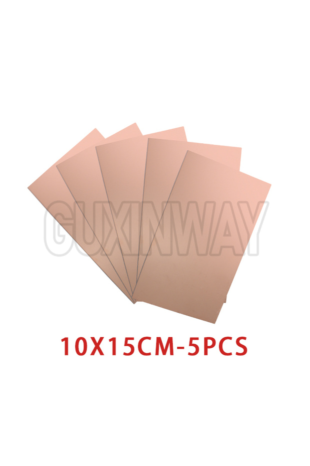 5pcs 10x15cm FR4 PCB 5x7cm 10x15cm Single Side Copper Clad Plate DIY PCB Kit Laminate Circuit Board