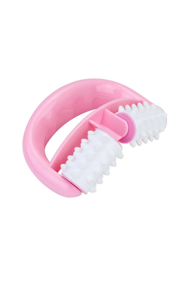 pink Anti Cellulite Roller Fat Control Beauty Massager Face Lift Tools Handheld Leg Buttocks Fast M