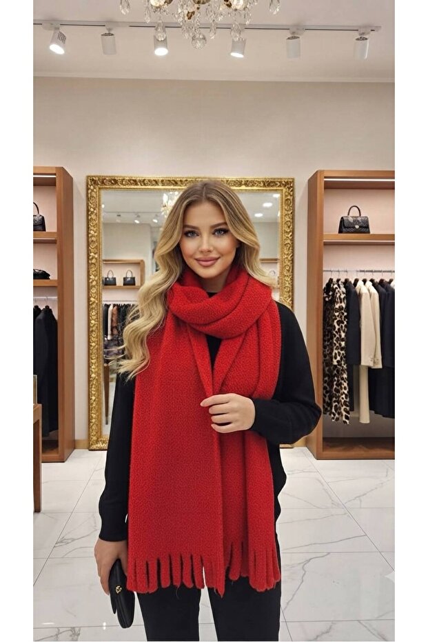 وشاح بولار أورموس دافئ وناعم الملمس للرجال