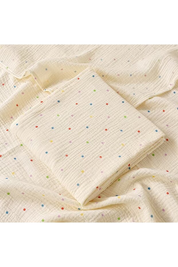 100x100cm colorful point Newborn Baby Cotton Blanket Summer Bedding Babies Stuff Throw Blanket Musl