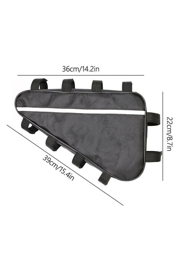39x36x22cm Bicycle Triangle Battery Pack Waterproof 210D Oxford Cloth Converted MTB Road Bike Tube F