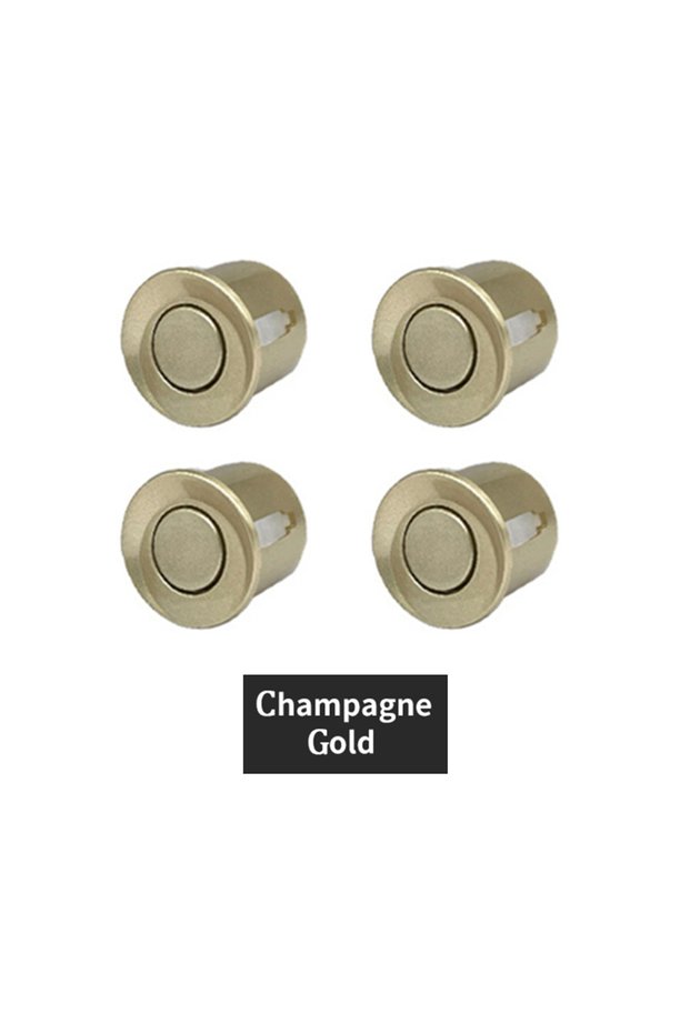 Champagne Gold Hippcron 4PCS 22mm Car Parking Sensors Backup Radar System Black Red Blue Gold Grey S