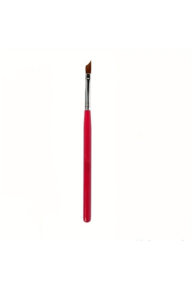 Red Half Moon Curved Edge Nail Art French Manicure Brush for Petal Painting Crescent Line Drawing Ma