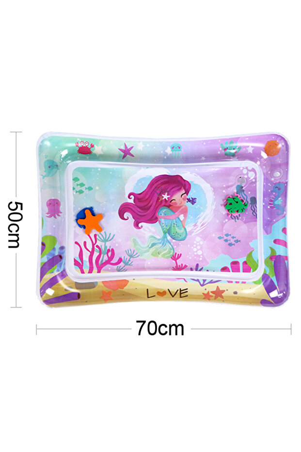 1PCS Baby Water Play Mat Inflatable Cushion PVC Infant Tummy Time Toddler Water Pad For Kids Early E