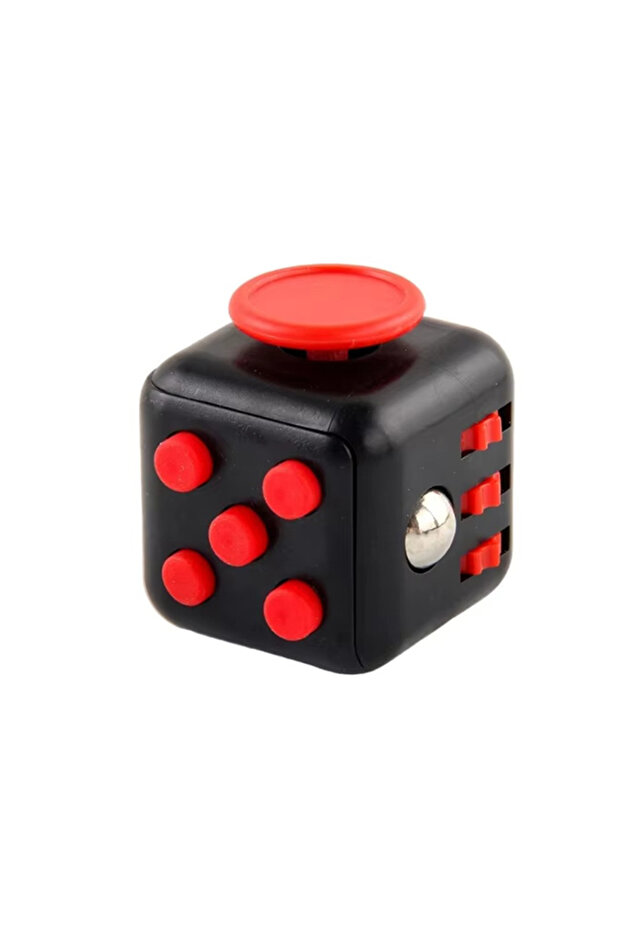 black red Fidget Cube Antistress Hand Spinner Decompression Toy for Autism ADHD Anxiety Sensory Toys