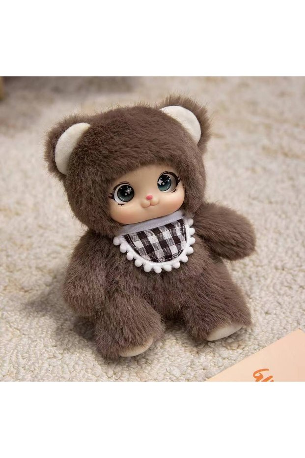 18cm 18CM 18cm Kawaii Cute Animals Vinyl Face Plush Toys Animal Toys Pendant Rabbit Bear Sheep Gift