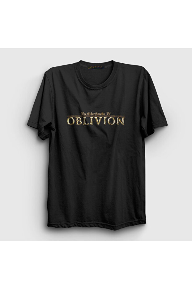 تي شيرت أسود للجنسين بشعار The Elder Scrolls IV Oblivion 608043tt