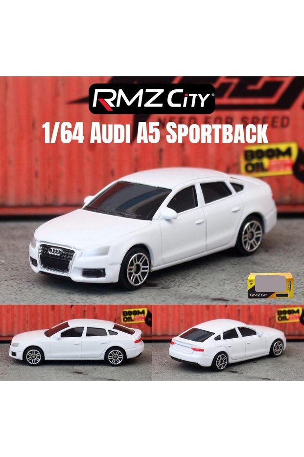 Audi A5 1/64 RMZ CiTY Diecast Toy Car Model Miniature 3-inch Free Wheels Collection Suitable for Hot