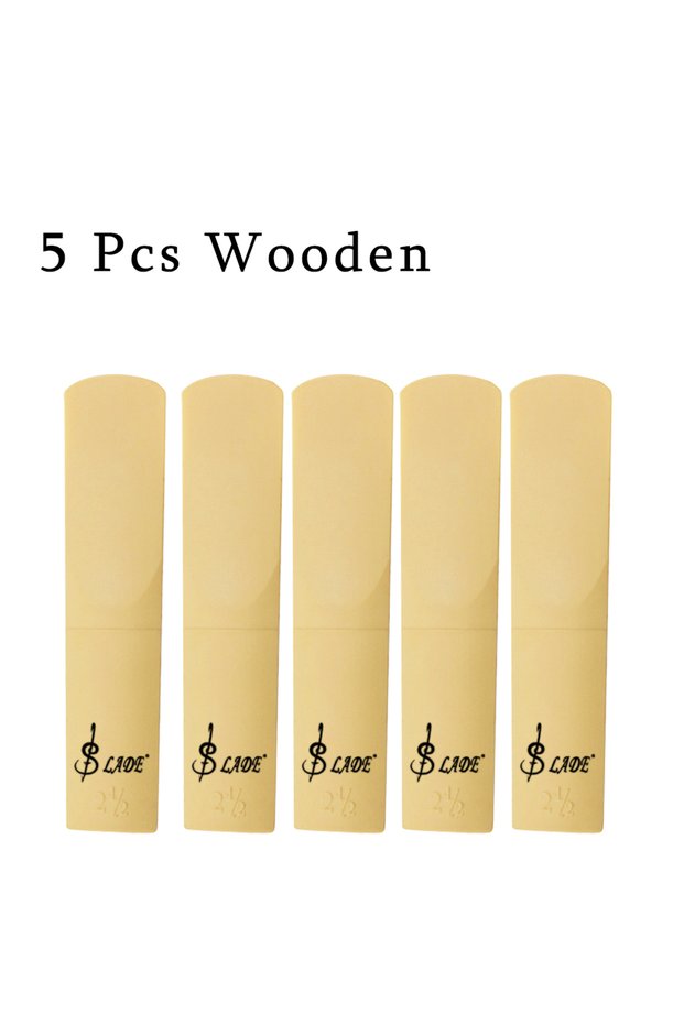 5 Pcs Wooden 1/10/30/100 Pcs Alto Saxophone Resin Reed Sturdy Durable Resin Material Reed Portable A