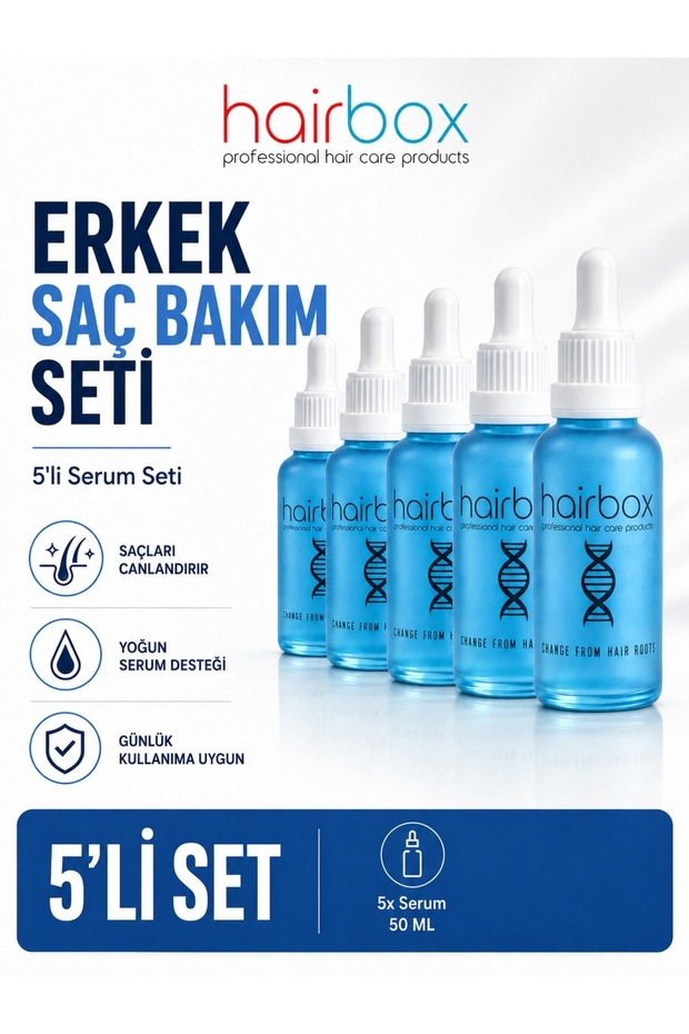 Men's Hair Serum, Hair Serum, Hair Booming (5 Serums)