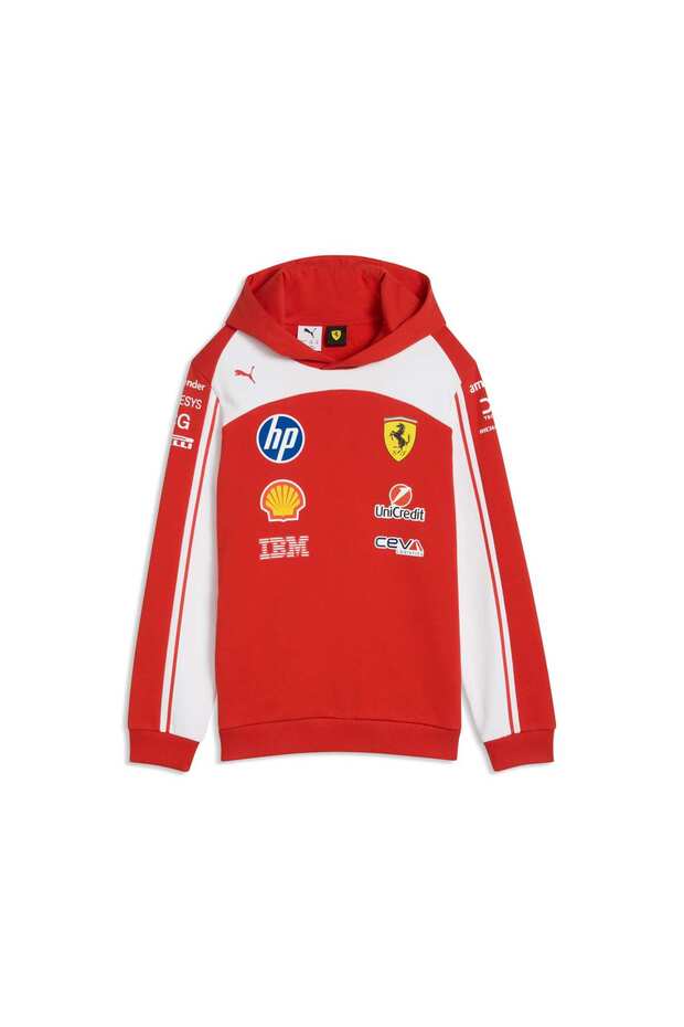 Scuderia Ferrari Hp Replica Youth Hooded Sweatshirt