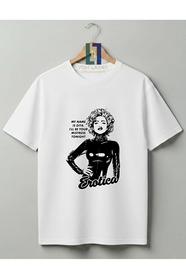 Unisex Cotton Premium Madonna Design T-Shirt