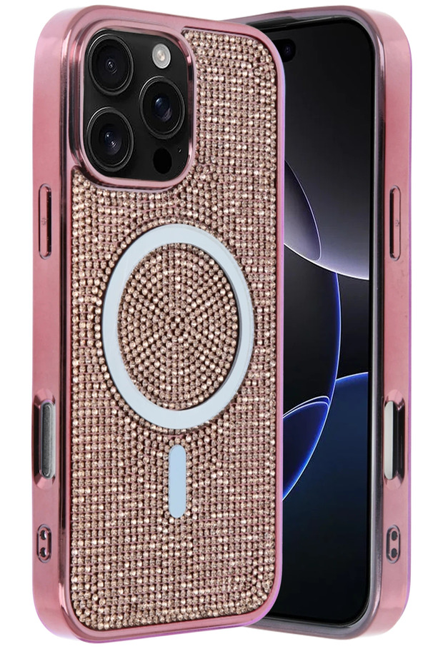 Gldisptm iPhone 16 Pro Max Helen Magsafe Cover (10632) - Pink