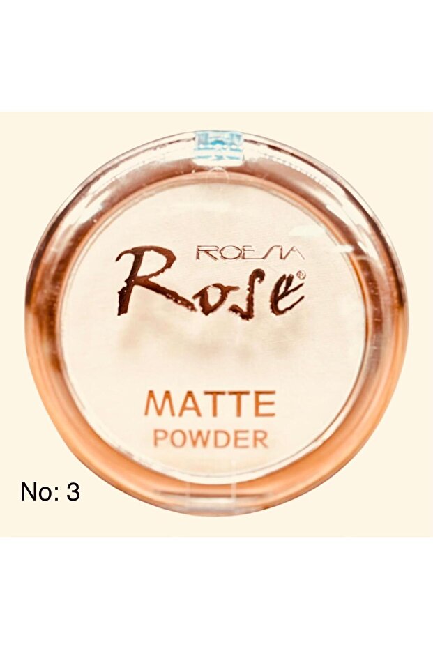 Rose Matte Powder Compact Powder 01-02-03-04 | Matte Finish Face Powder That Provides Oil Control