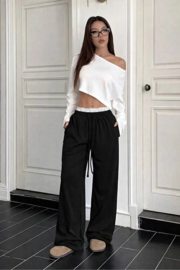 Dantelli Lace Women's Baggy Sweatpants