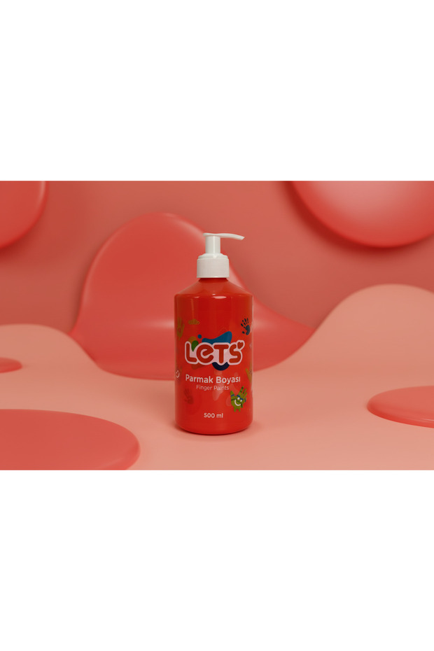Kırmızı Parmak Boya 500ml