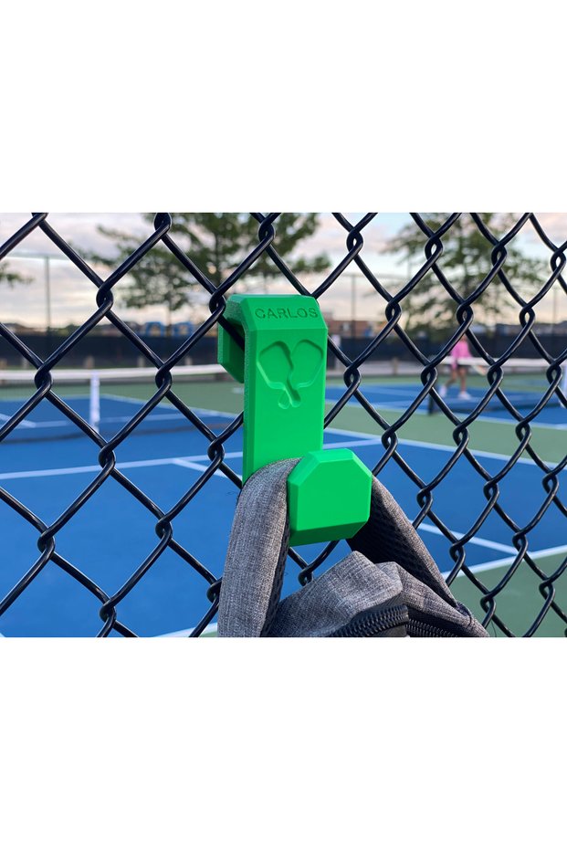 Net/Fence Hook Field Wire Mesh Hanger Sports Bag, Water Bottle and Towel Hanging Hook (Tennis/Basketball/Carpet Court)