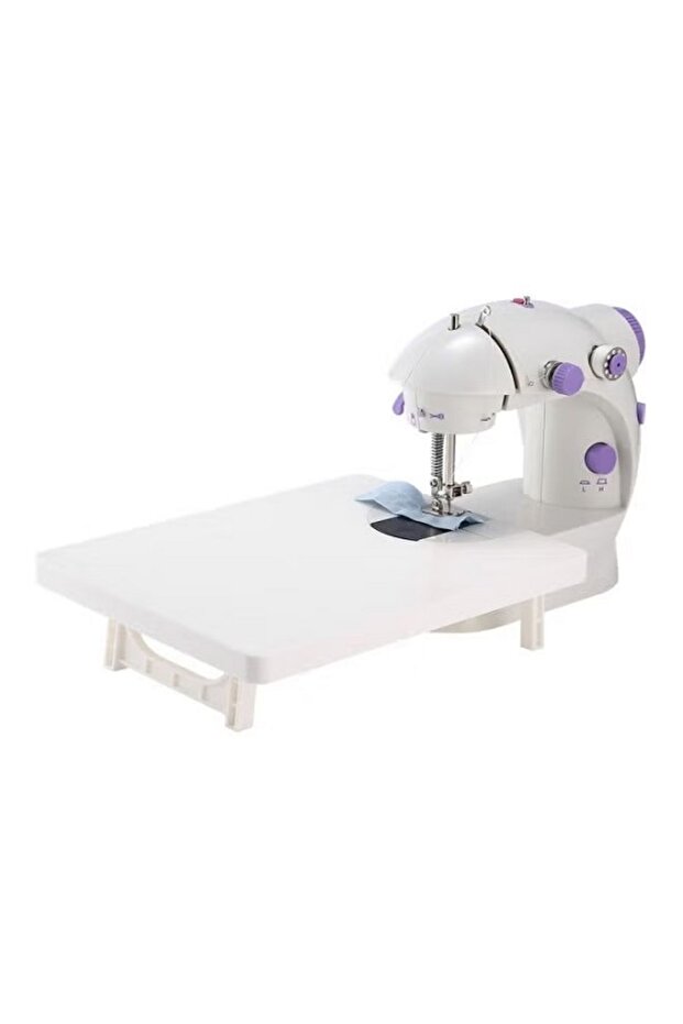 ماكينة خياطة صغيرة محمولة (Mini Sewing Machine)، وتحمل رقم الموديل الشهير SM-202B [1.1].