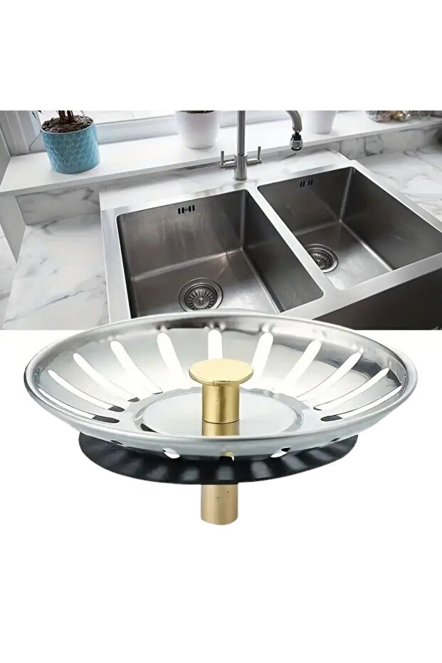 ® Stainless Steel Kitchen Sink Sink Strainer Sink Removal Waste Food Stopper