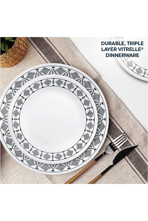 Cusco 16pc Dinner Set, Chip & Break Resistant - 4