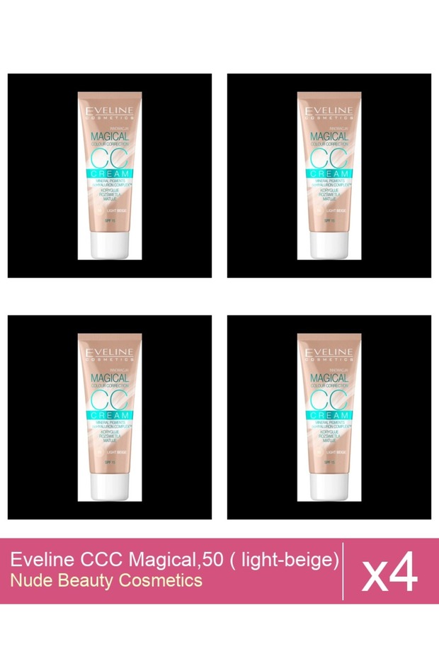 Set 4x Eveline CCC Magical,50 ( light-beige) , 30 ml - 1