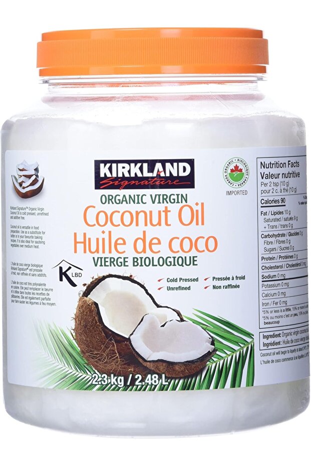 Organic Virgin Coconut Oil, 2.48 l