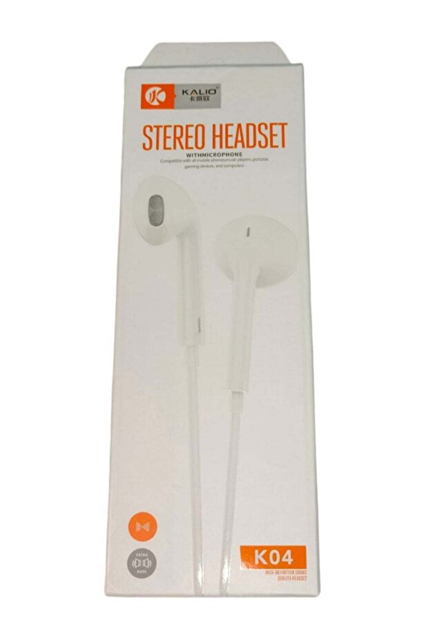 KALIO K04 Wired Earphones, Ergonomic Comfort-Fit in-Ear Headphones with Microphone and Volume Control