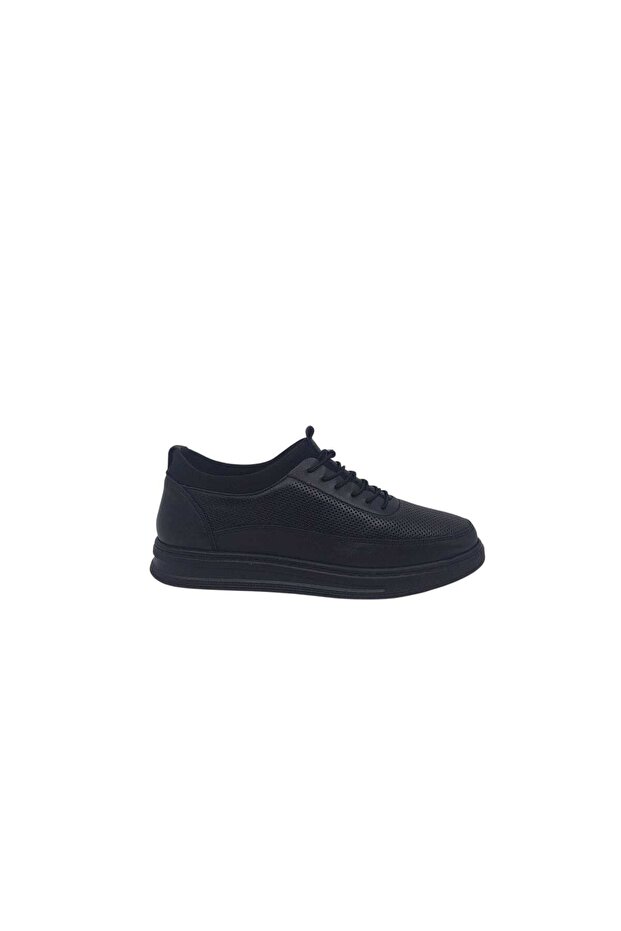1072 Men's Black Genuine Leather Loafer Shoes