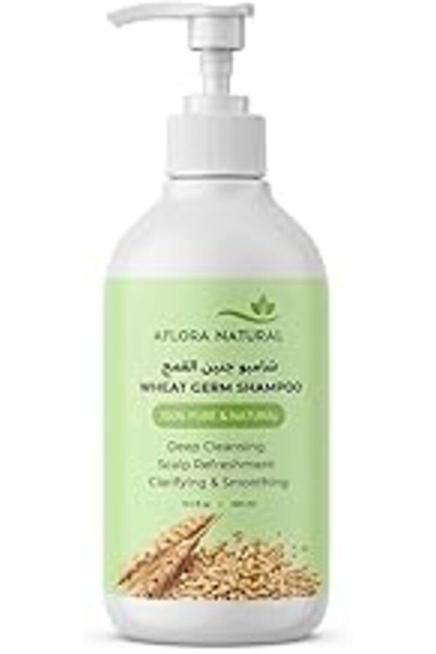 Wheat Germ Shampoo, Nourishing & Strengthening Hair Wash, with Natural Wheat Germ Extracts, 300ml