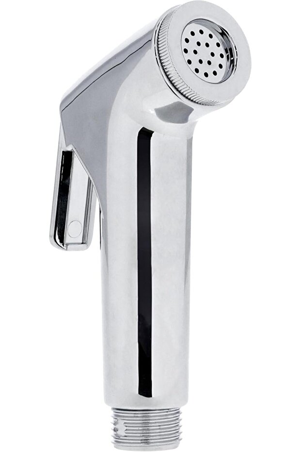 Chrome Shattaf Set- GSW61106 | Soft Spray, Non-Stop Water Jet | High-Quality ABS Material And Chrome | Silver
