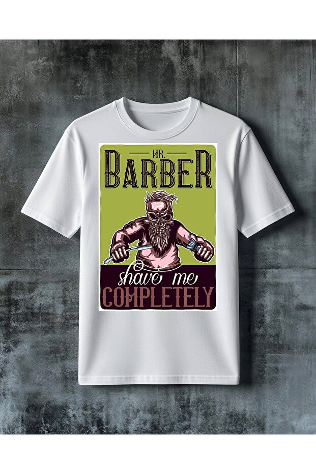 Mr Barber Tras Printed Oversize T-Shirt