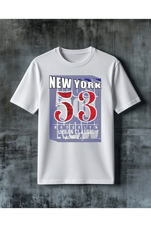 Newyork Graphic Printed Oversized T-Shirt