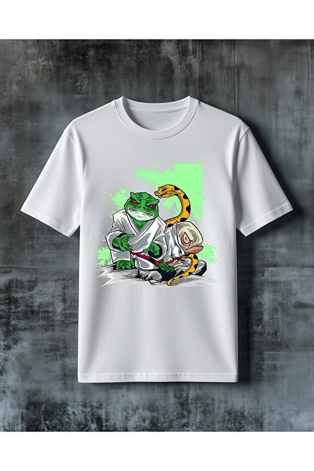 Ninja Turtle Dojo Savas Printed Oversize T-Shirt
