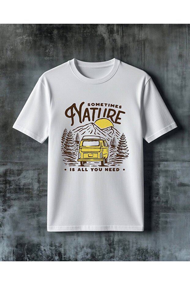 Nature Camping Sari Kamper Printed Oversize T-Shirt