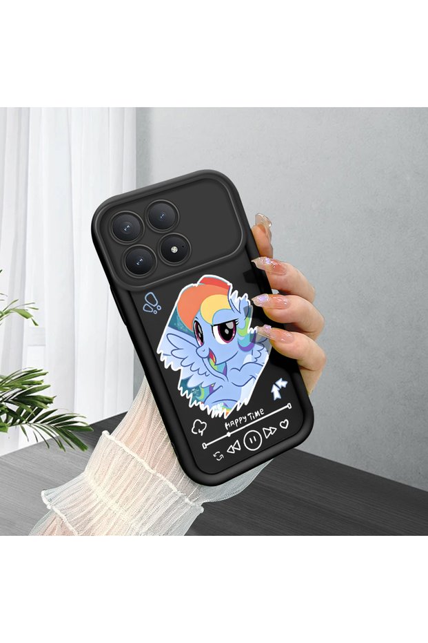 Xiaomi Poco F8 Pro 5g Compatible Black Silicone Case Shockproof with Camera Protection