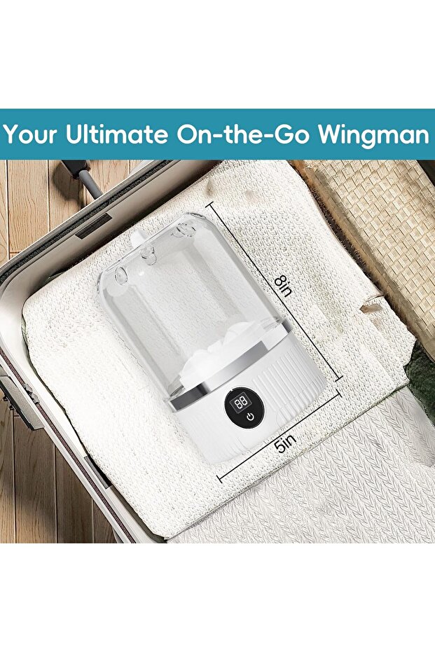 Rechargeable Mini Portable Washing Machine - 5
