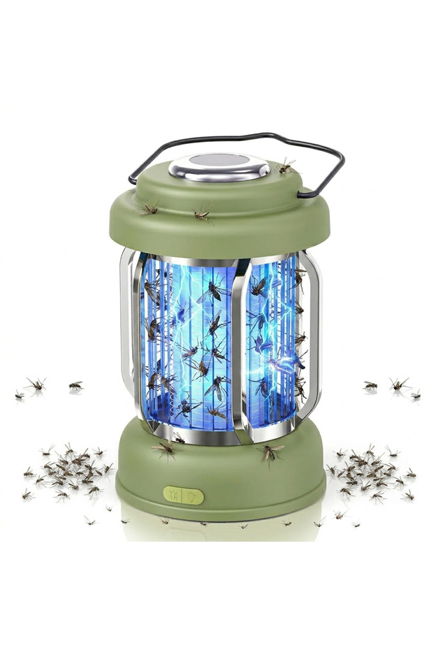 Portable Outdoor Bug Zapper, Electric Mosquito Killer Lamp for Camping, Patio, Garden, Kitchen
