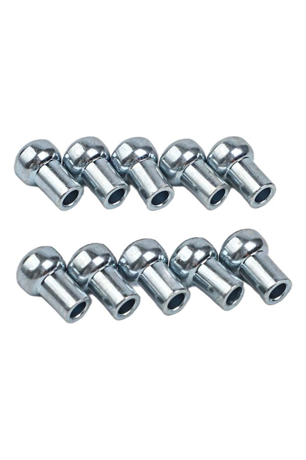 A 10pcs Gym Pulley Machine Stopper Cable Ball Terminals Wire Port Parts Kit For Diameter 5mm 6mm C.