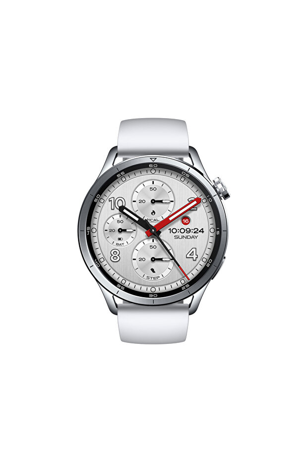 Watch S5 46mm gümüş Akıllı Saat , Android iOS Uyumlu, Sesli Arama, Sağlık Takibi, Çift Bant GPS - 1