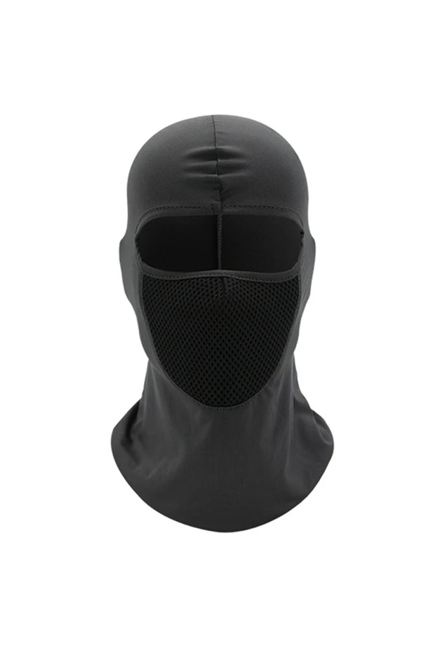 Dark Grey Outdoor Balaclava Full Face Mask Hood Motorcycle Bandana Cycling Hunting Hat UV Protection