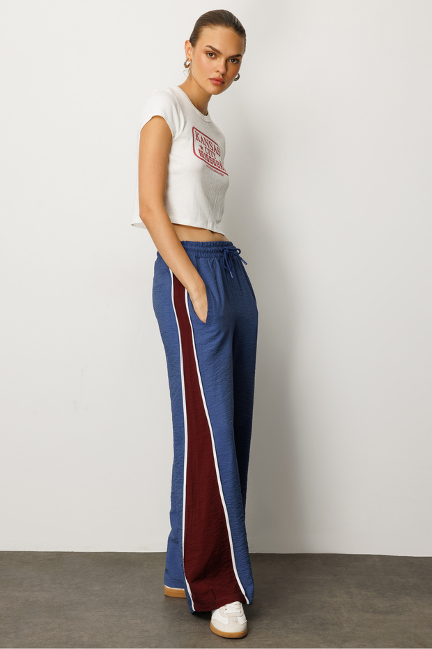 High Waist Relaxed Cut Trousers