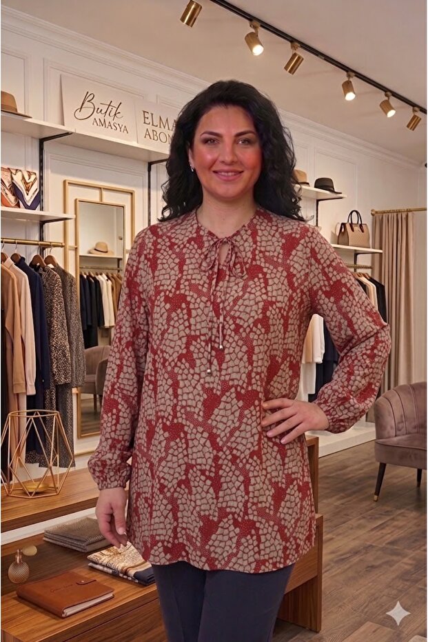 Plus Size Women's Summer Viscose Tunic