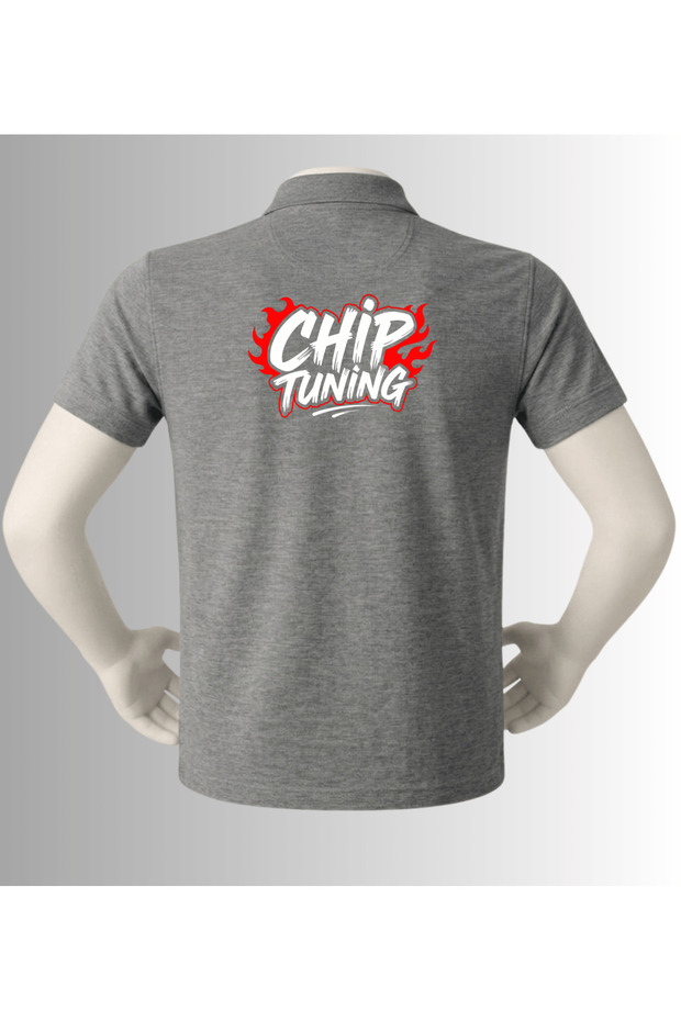 تي شيرت قطني مطبوع عليه شعار CHIP TUNING لمهندسي برمجيات وحدات التحكم الإلكترونية