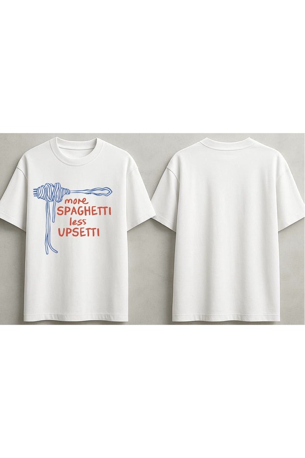 More Spaghetti Printed Unisex T-Shirt