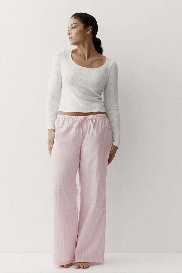 Cotton pyjama bottoms