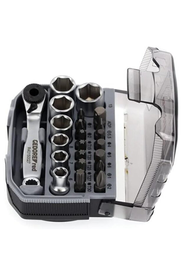 Red Socket Set 1/4 23-pieces - 3